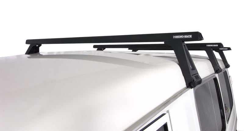 Rhino-Rack Heavy Duty RL210 Black 3 Bar Roof Rack for Toyota LandCruiser 75/77 Series, 78 Series and Sahara 60 Series 4×4