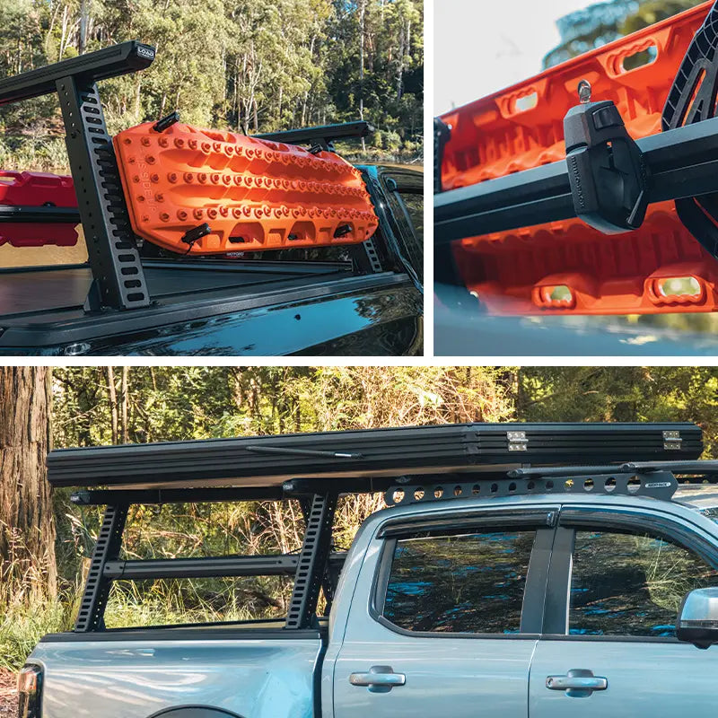 HSP Load Rack Pro Ladder Rack suits All New Volkswagen Amarok 2023+ – Fits Dual Cab Tub & Roll R Cover – Front Leg Only – 2510-LR2-F