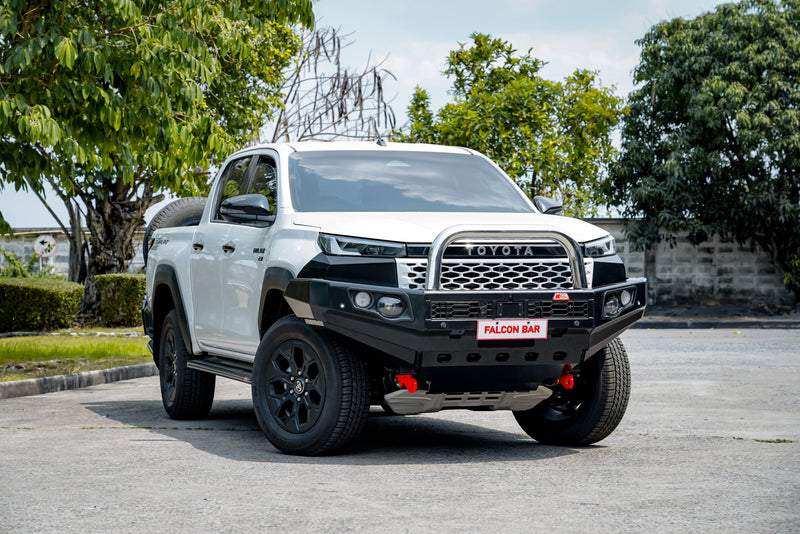 Hilux 2026-On (9th Gen) 707-01 Falcon Bull Bar Single Stainless Loops Package (No Foglight)
