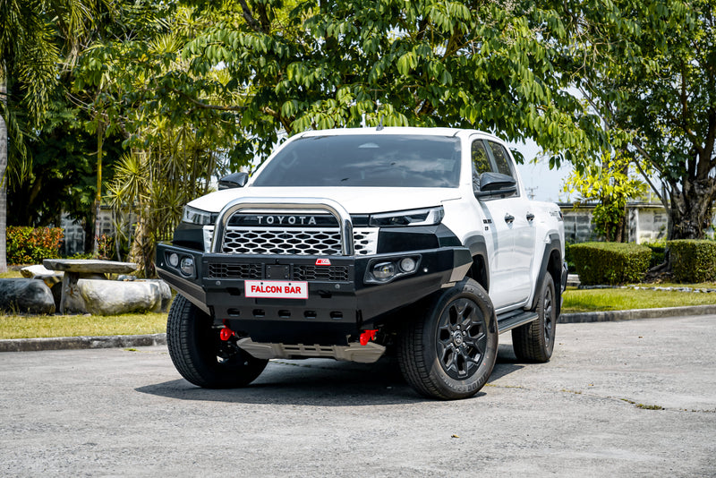Hilux 2026-On (9th Gen) 707-01 Falcon Bull Bar Single Stainless Loops Package (No Foglight)