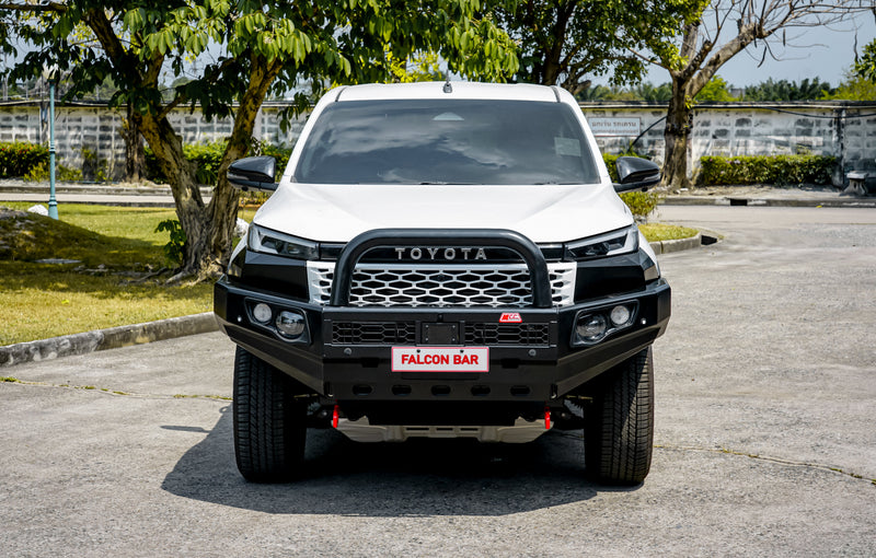 Hilux 2026-On (9th Gen) 707-01 Falcon Bull Bar Single Black Loops Package (LED Foglight)