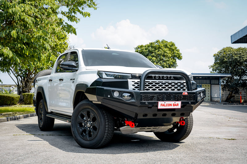 Hilux 2026-On (9th Gen) 707-01 Falcon Bull Bar Single Black Loops Package (No Foglight)