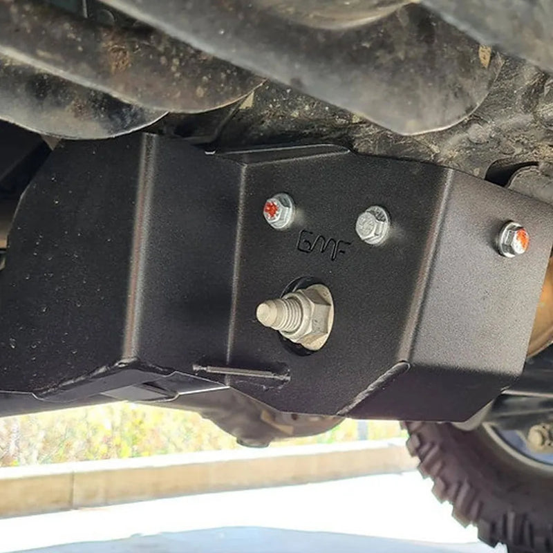 GMF4x4 Under body trailing arm sensor guard in black powder coat Suitable For Ford Ranger Raptor