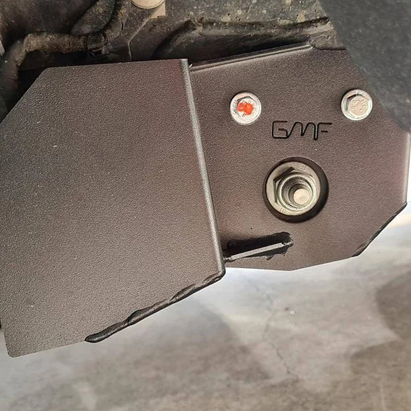 GMF4x4 Under body trailing arm sensor guard in black powder coat Suitable For Ford Ranger Raptor