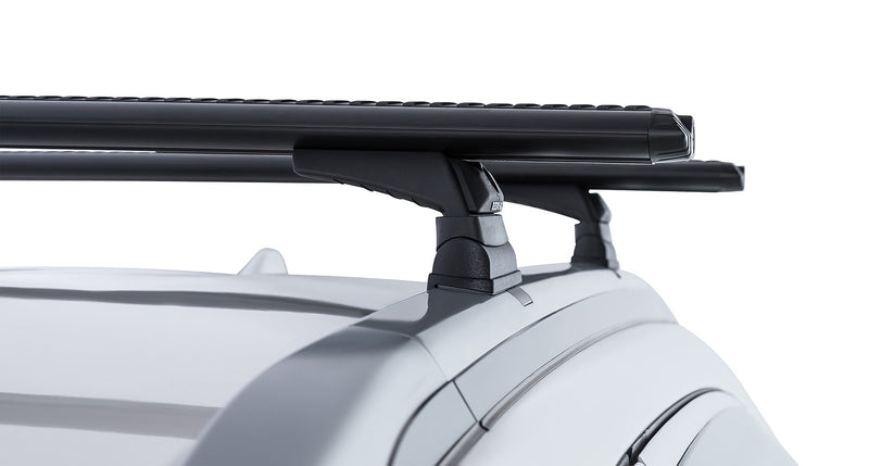 Rhino-Rack Vortex RCL Black 2 Bar Roof Rack – Isuzu MU-X Gen1 LS-T 4×4 with Roof Rails (2013–2021)