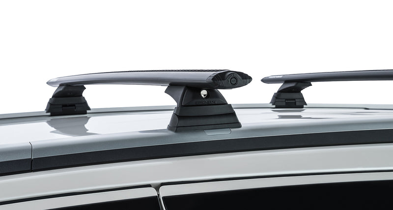 Rhino-Rack Vortex RCL Black 2 Bar Roof Rack – Isuzu MU-X Gen1 LS-T 4×4 with Roof Rails (2013–2021)