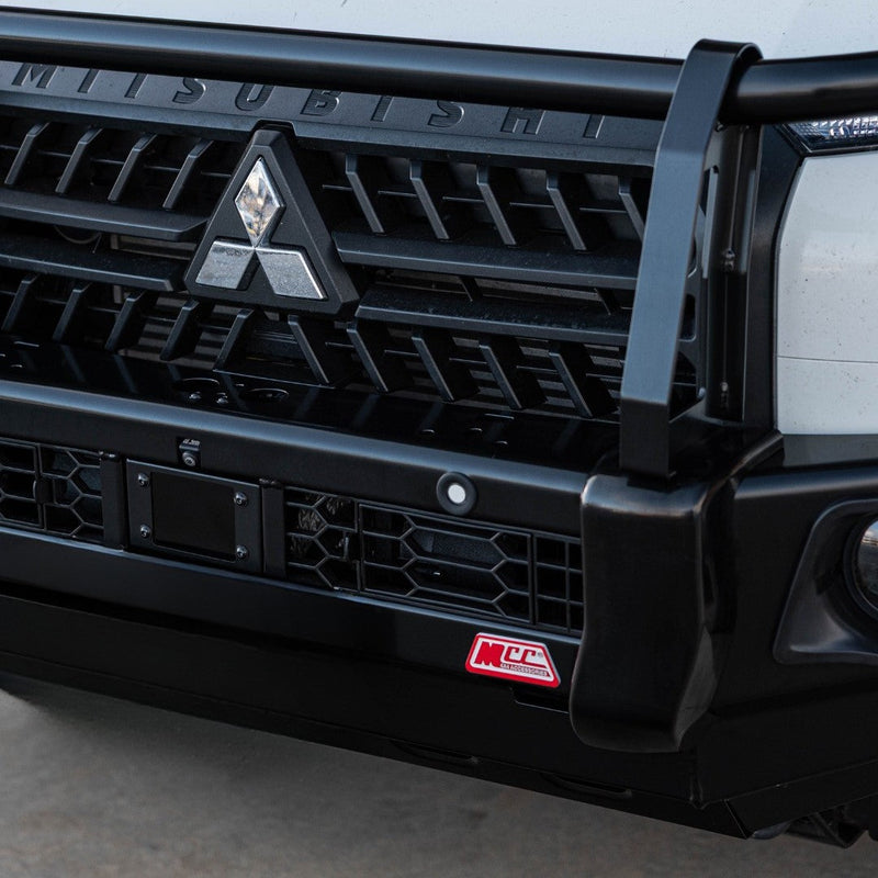 Triton MV 2024-On 707-02 Falcon Bull Bar Black A-Frame Package (LED Foglight)