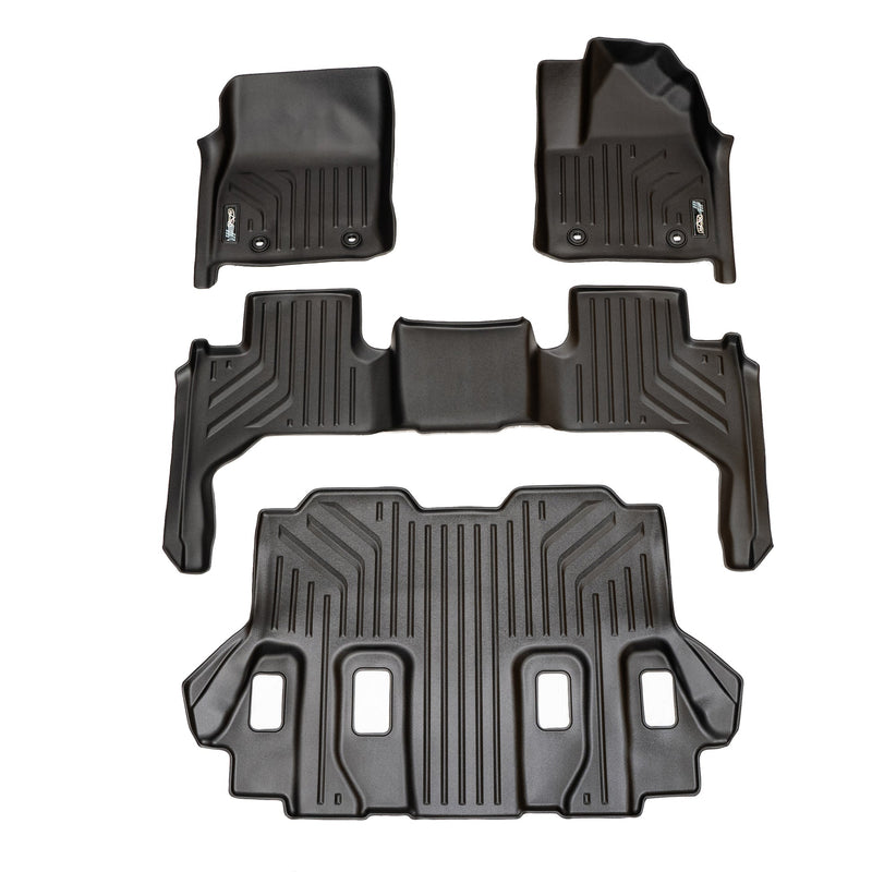 Maxliner Toyota LC300 Land Cruiser MaxPro Floor Mats for Toyota LandCruiser 300 Series 4WD