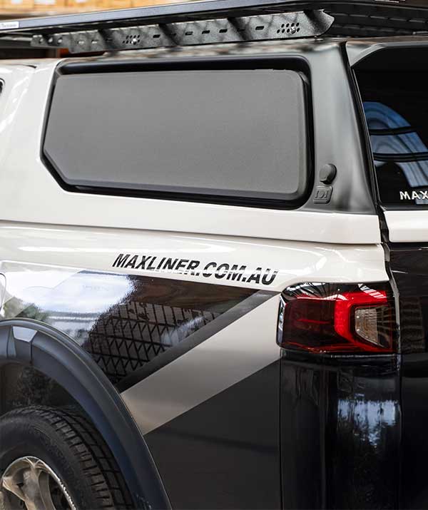 Maxliner Solid Side Window for/suitable Venture Canopy – Ford Ranger & Volkswagen Amarok