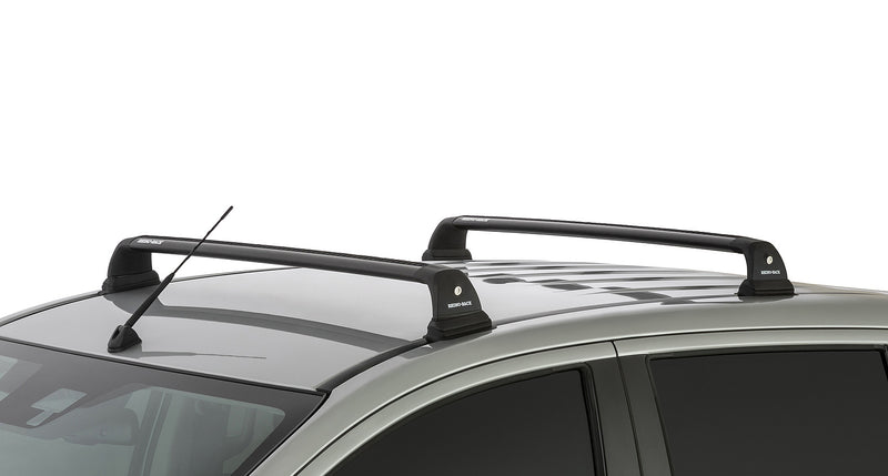 Rhino-Rack Vortex RVP Black 2 Bar Roof Rack for Mitsubishi Triton Gen5 MQ/MR 4dr Ute Double Cab