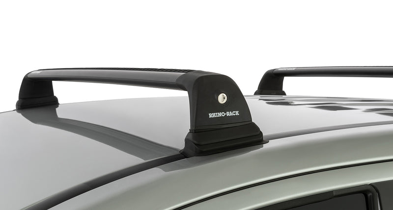 Rhino-Rack Vortex RVP Black 2 Bar Roof Rack for Mitsubishi Triton Gen5 MQ/MR 4dr Ute Double Cab