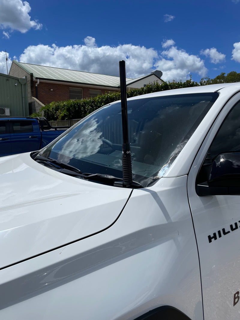 GMF4x4 Toyota Hilux N90 2025.5+ Bonnet Aerial UHF Antenna Bracket 258-BB