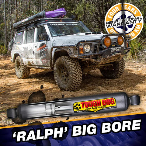 Tough Dog Front Ralph 53mm Bore Shocks Nissan Patrol GQ-Y60/GU Wagon (Pair)