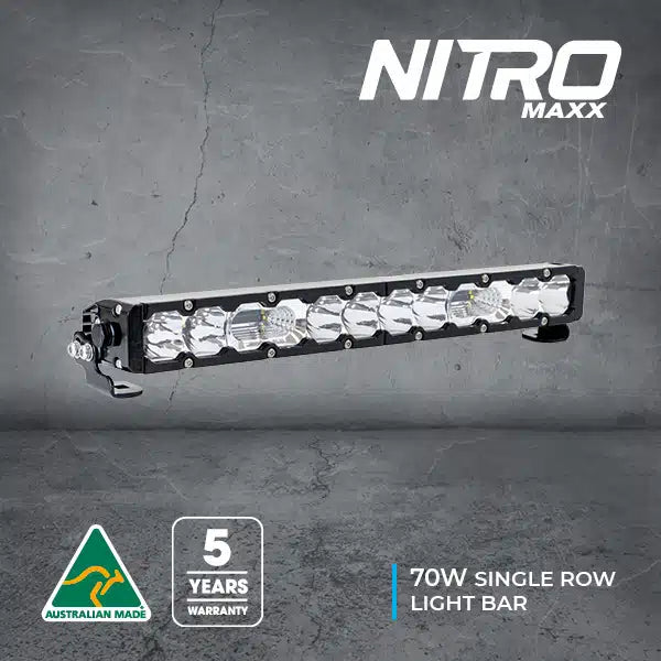 Nitro Maxx 70W 18″ Single Row Light Bar