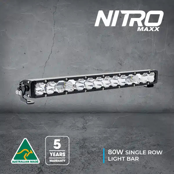 Nitro Maxx 80W 21″ Single Row Light Bar