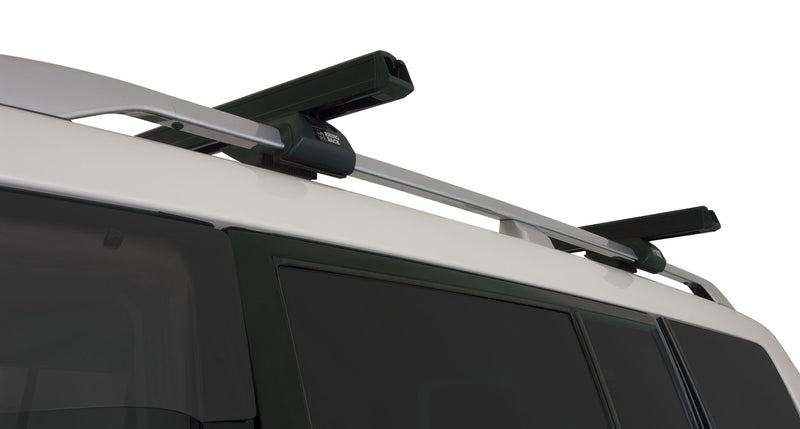 Rhino-Rack Heavy Duty CXB Black 2 Bar Roof Rack suitable for Pajero NS–NX 4×4