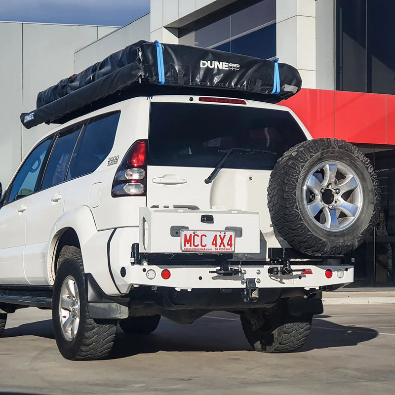 Prado 150 facelift 2017-Current 022-02 Rear Wheel Carrier Double Jerry Can Holder Package – SKU MCC-01020-202pk3