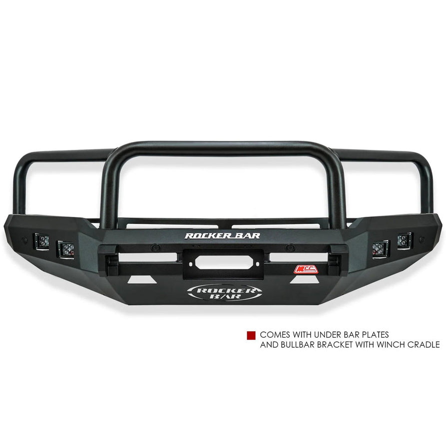 Land Cruiser 80 series 1990-1998 078-02SQ Rocker Bull Bar Triple Loops Package – SKU MCC-01006-7802SQ