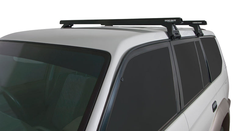 Rhino-Rack Heavy Duty RL110 Black 2 Bar Roof Rack – Suitable for Toyota Prado, LandCruiser & Suzuki Jimny (4×4)