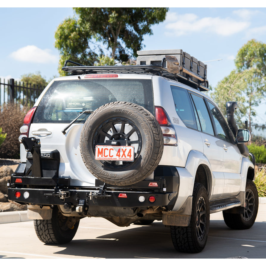 Prado 120 2002-2009 022-02 Rear Wheel Carrier Dual Wheels Carrier Package - SKU MCC-01010-202PK1
