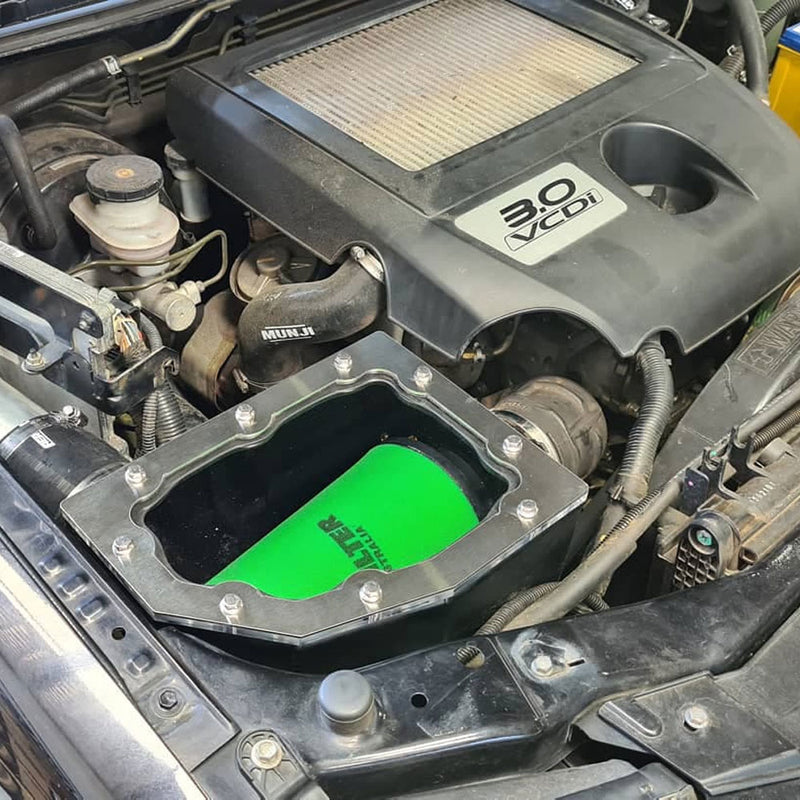 Holden Rodeo RA Alloy Airbox Short/Mid Snorkel setup 4JJ1
