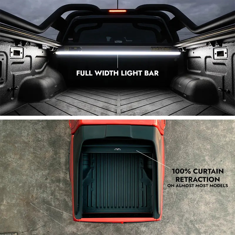 HSP Roll R Cover Series 3.5 suits Mitsubishi Triton MV 2024+ Dual Cab (Armour Bar Sports Bar) – T4RS3.5-AB
