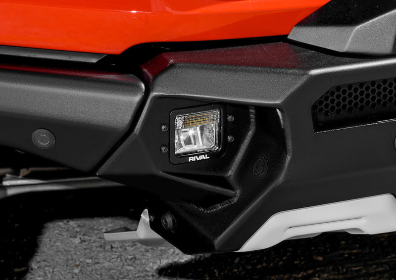 RIVAL LED Fog Light White-Amber DRL (Set of 2) for Front Bar