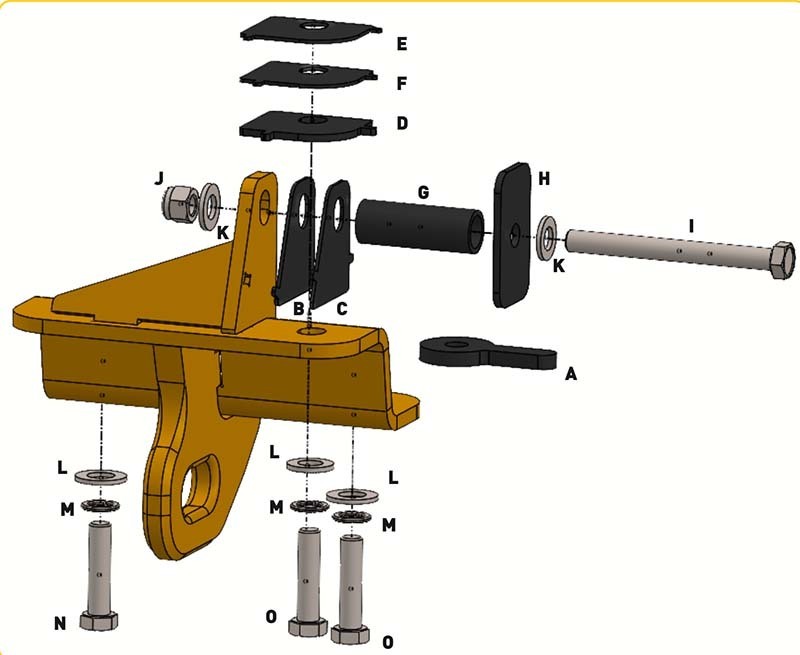 Roadsafe 5,000kg Rated Recovery Points - Toyota Landcruiser 300 Series 11/2021-On