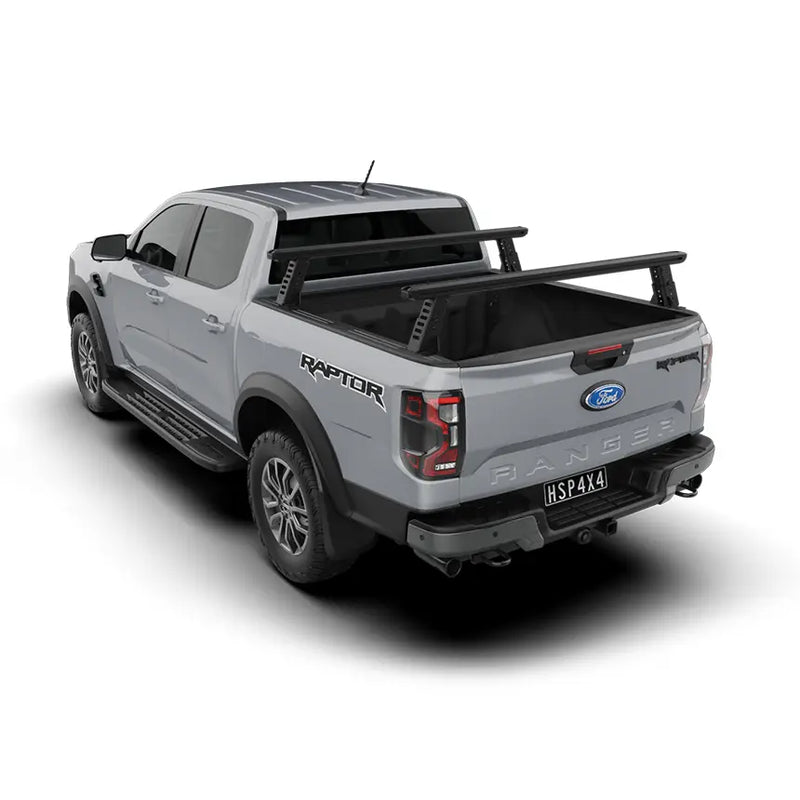 HSP Load Rack JNR Tub Rack 1210-LJ1 – Next Gen Ranger / Raptor 2022-on Dual Cab Tub with Roll R Cover (Full Set: Front & Rear Legs)