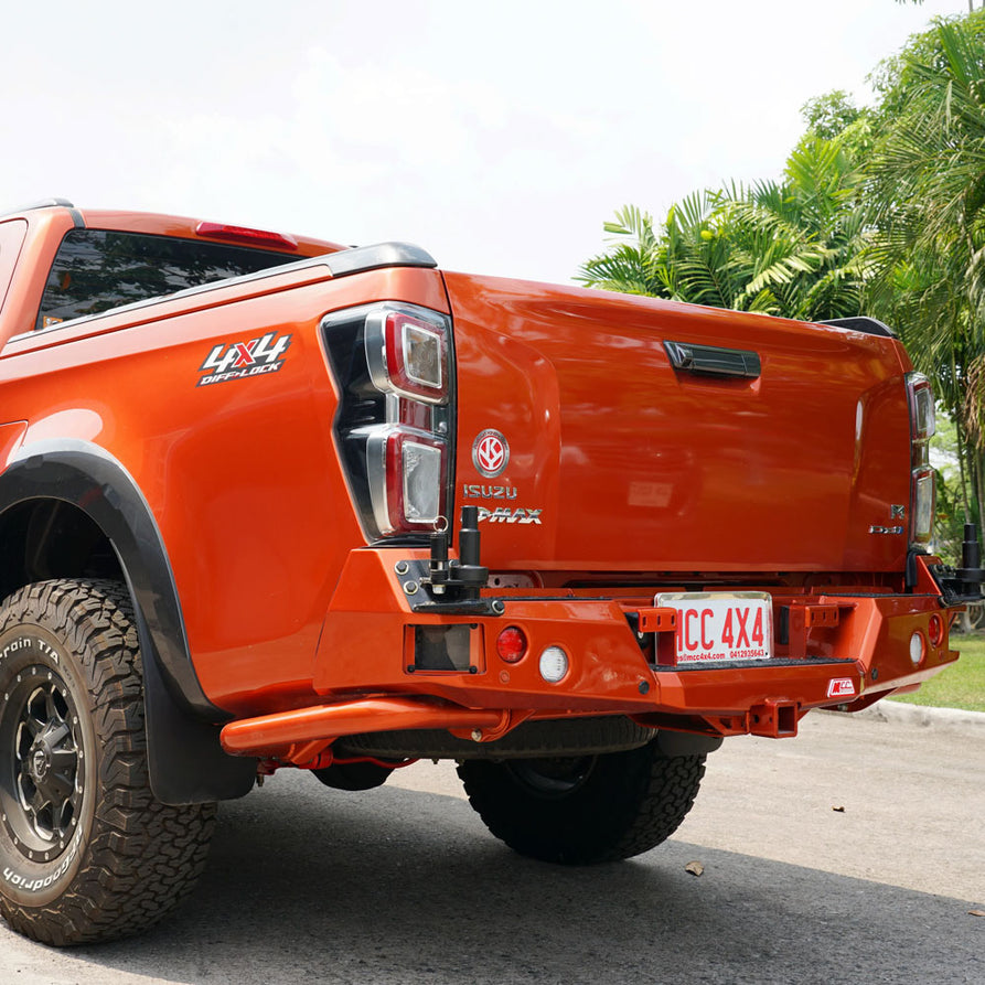 Dmax RG/BT50 TF 2020-Present 022-02 Rear Wheel Carrier Bar Only with Side Protection Package – SKU MCC-08007-202PRO