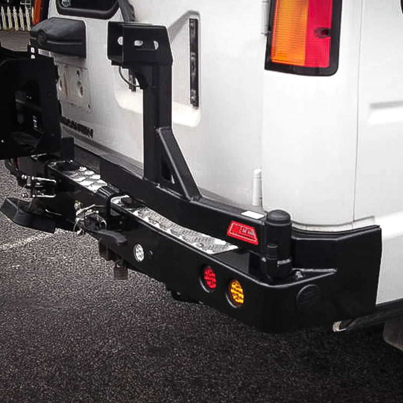 Discovery 2 1999-2004 022-02 Rear Wheel Carrier Double Jerry Can Holder Package – SKU MCC-09002-202PK3