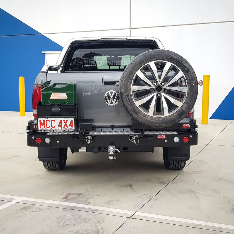 Amarok 2011-On 022-02 Rear Wheel Carrier Single Jerry Can Holder Package – SKU MCC-04001-202PK2