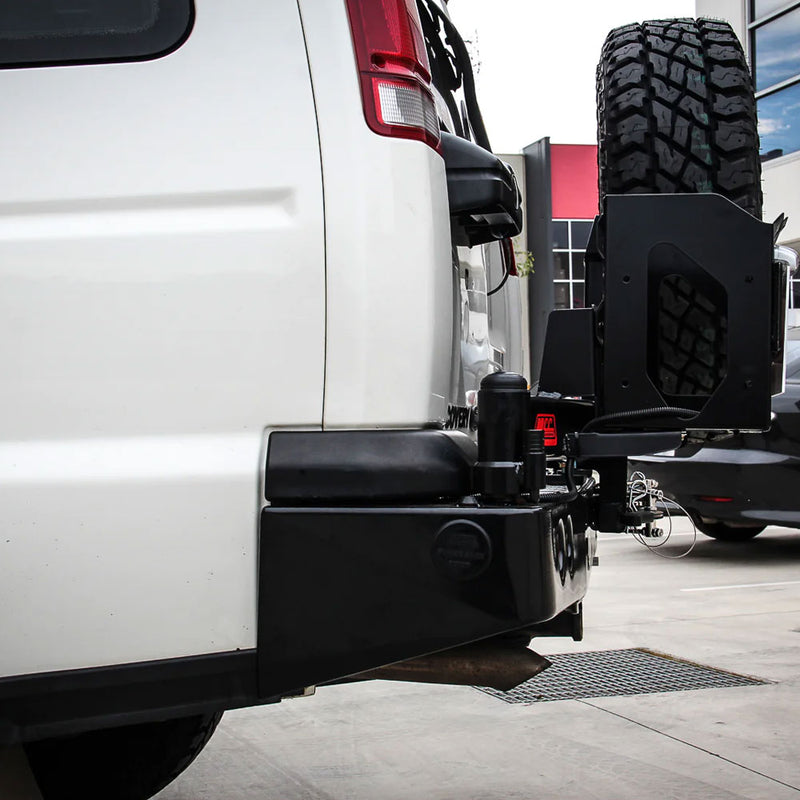 Discovery 1 1989-1998 022-02 Rear Wheel Carrier Single Jerry Can Holder Package – SKU MCC-09001-202PK2