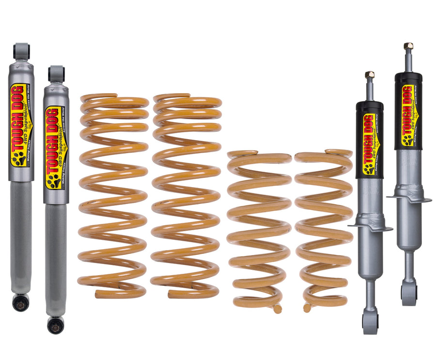 Tough Dog suspension lift kit for Mercedes Benz X-Class - front struts, front and rear coil springs, rear shocks