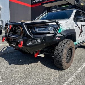 Hamer 4x4 Bull Bar King Series Plus (incl. 3.5T Rated Recovery Points) Suitable For Wider Body GR-S For Toyota Hilux Revo Gr Sport 2023-Present