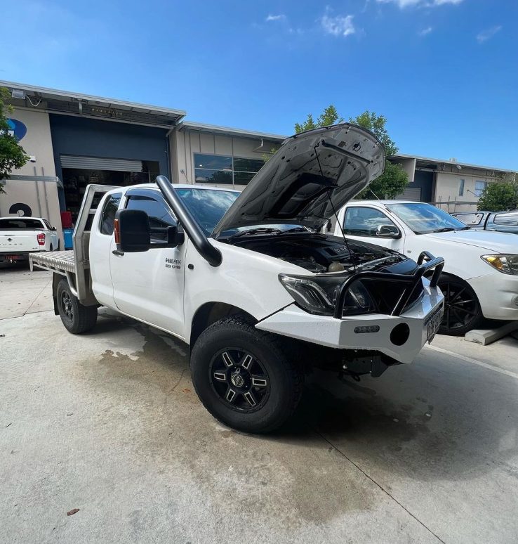 Toyota Hilux N70 1KD (Short) 4" Stainless Steel Snorkel Kit