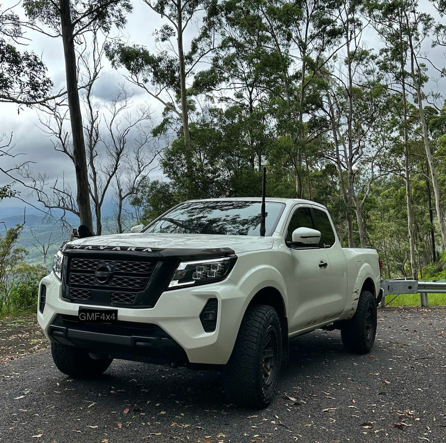GMF4x4 Nissan Navara NP300 2015-2022 (No Struts) Bonnet Aerial UHF Antenna Bracket 002-BB