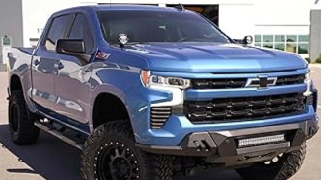 GMF4x4 Chevrolet Silverado 2500 Bonnet LED Bracket 2023.5+ 260-LB