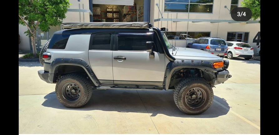 Toyota Landcruiser FJ 4" (Short Entry) Stainless Steel Snorkel Kit