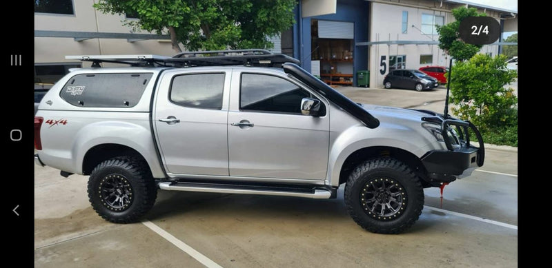 Isuzu DMAX/MUX 2012-2020 5" Stainless Steel Snorkel Kit (SHORT)