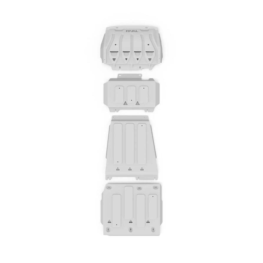 Aluminium Bash Plate Set of 4 Suitable For Ford Ranger PX1/PX2/PX3 (2012-2022)