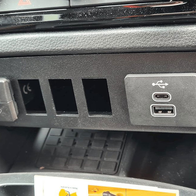 GMF stainless switch panel insert for NextGen Ranger / Raptor / Everest