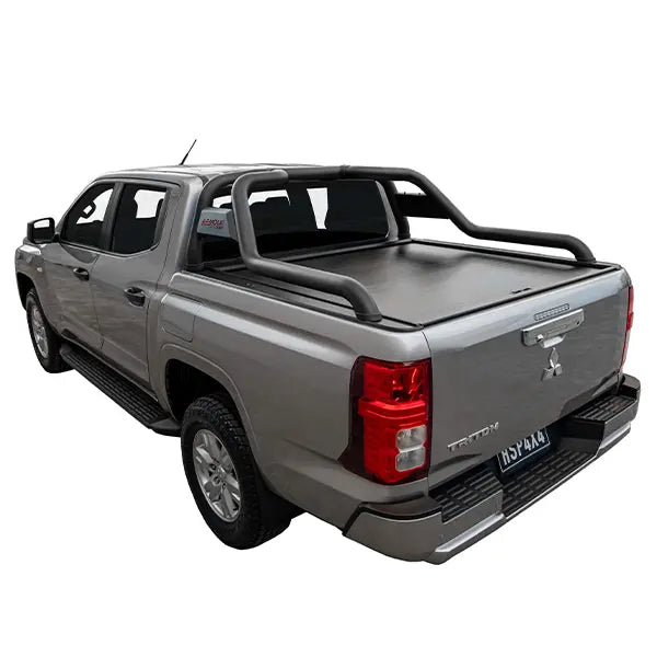 HSP Roll R Cover Series 3.5 suits Mitsubishi Triton MV 2024+ Dual Cab (Armour Bar Sports Bar) – T4RS3.5-AB