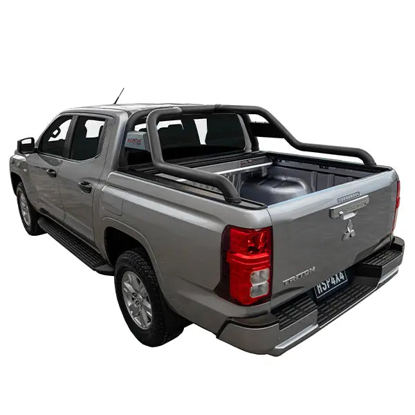 HSP Roll R Cover Series 3.5 suits Mitsubishi Triton MV 2024+ Dual Cab (Armour Bar Sports Bar) – T4RS3.5-AB