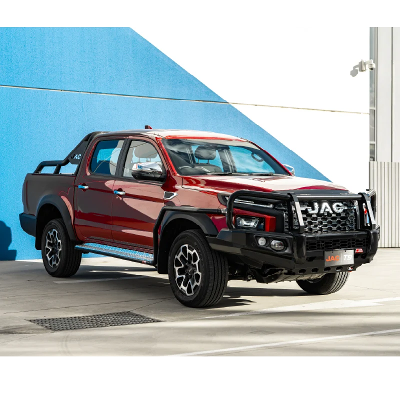 JAC T9 2025-On (With Fog) 707-02 Falcon Bull Bar Black A-Frame Package (LED Foglight) (Sand Black)