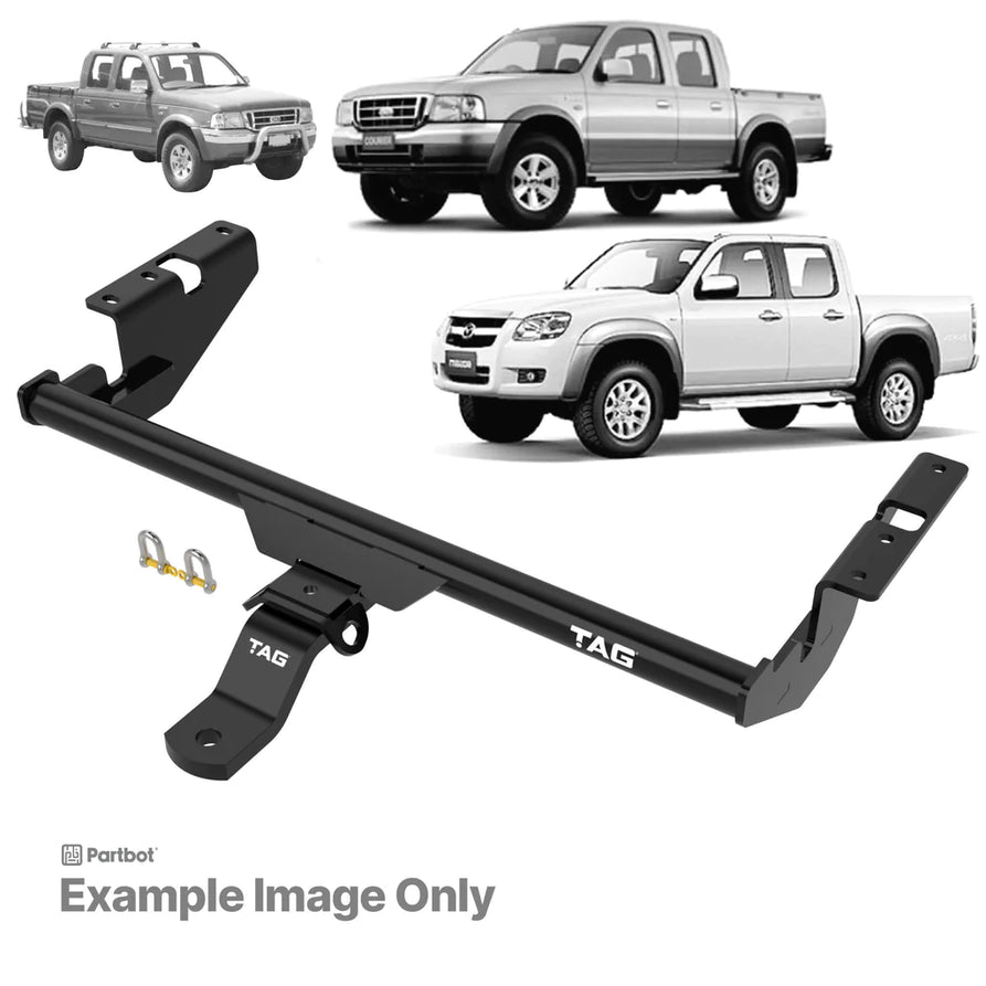 TAG Standard Duty Towbar Suitable For Mazda BT-50 (11/2006 – 10/2011), Suitable For Ford Ranger (01/2006 – 11/2011), Courier (06/1985 – 12/2006)