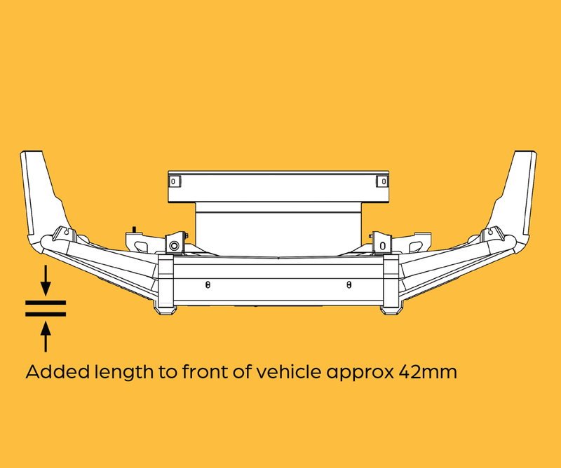 OXLEY Bull Bar Kit for Toyota LandCruiser 79 Series Dual Cab