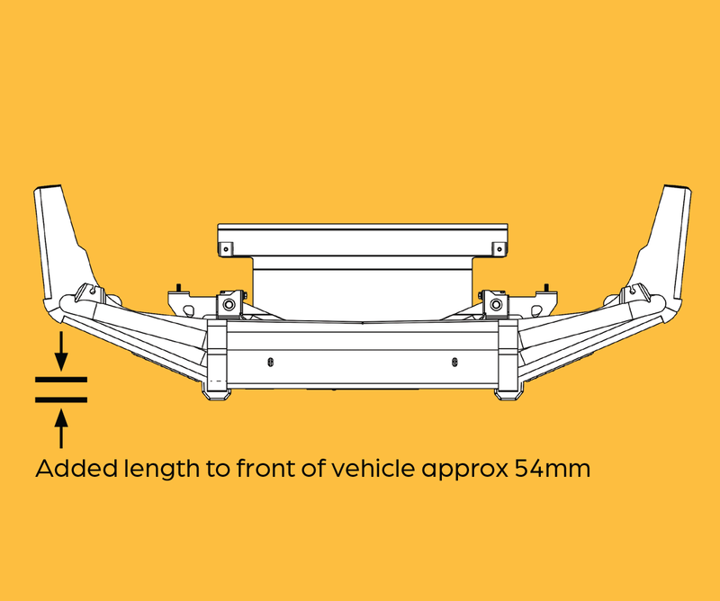 OXLEY Bull Bar Kit for Toyota LandCruiser 79 Series Single Cab