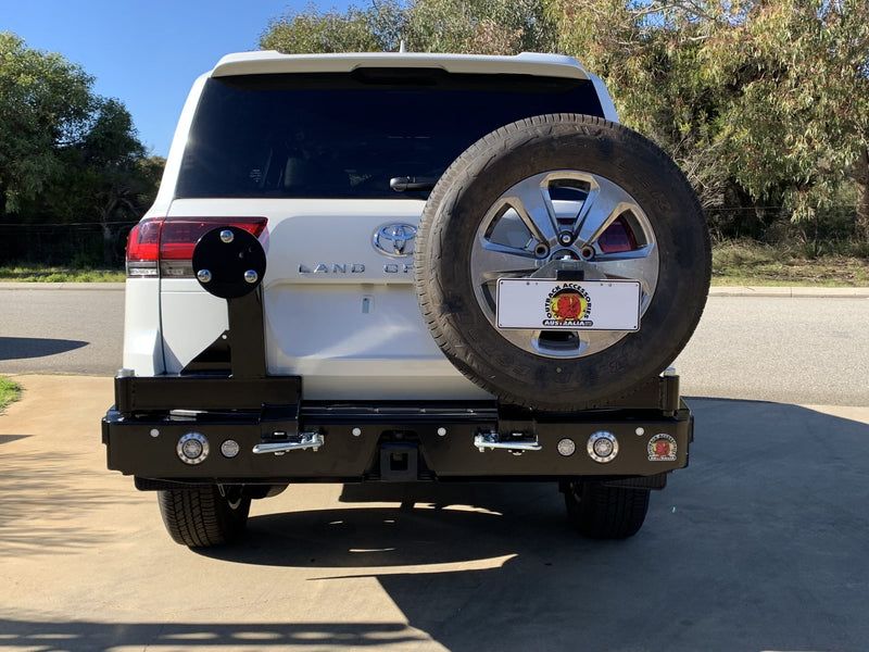 Twin Wheel Carrier Rear Bar (Complete) Suitable For Toyota 300 Series Landcruiser GXL, Sahara, SaharaZX & GR Sport 2021+