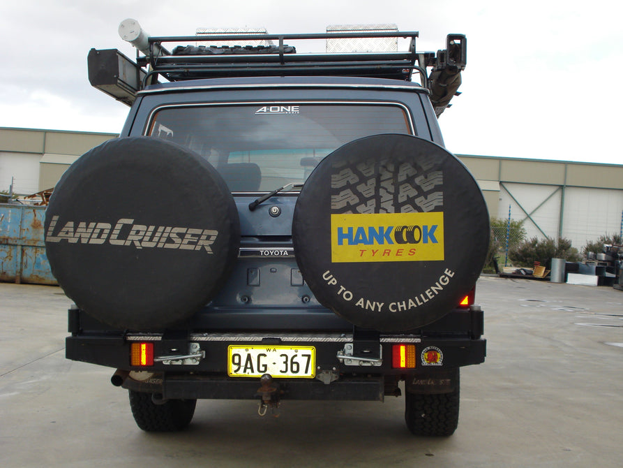 Twin Wheel Carrier Rear Bar (Bar Only, No Arms) Suitable For Toyota Landcruiser 60 Series